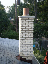 Chimney repair - Tuckpointing, Brick and Mortar Repair